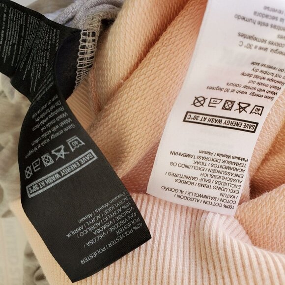 Ivy Park Logo Pink Sweatshirt Gray Logo Sleeveless Tee Womens Medium Small 2 Pc - Picture 7 of 7